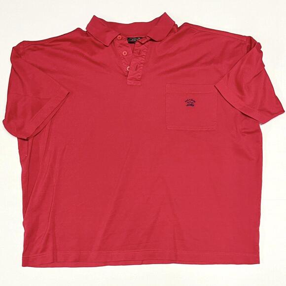 VTG Paul & Shark Yachting Sailing Polo Shirt Mens Sz 4XL Logo Short Sleeve READ - Picture 1 of 12